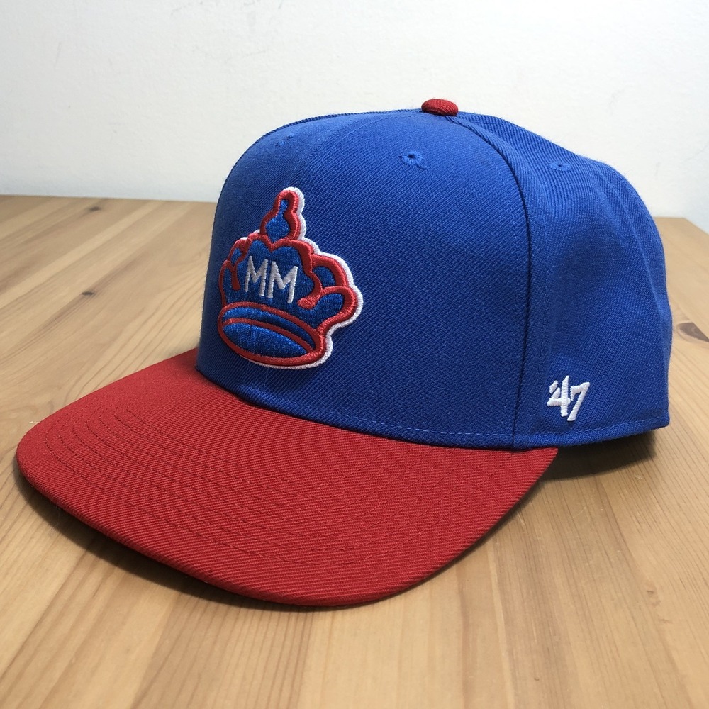 Miami Marlins '47 City Connect Snapback Hat Mens One Size Blue Red Soccer